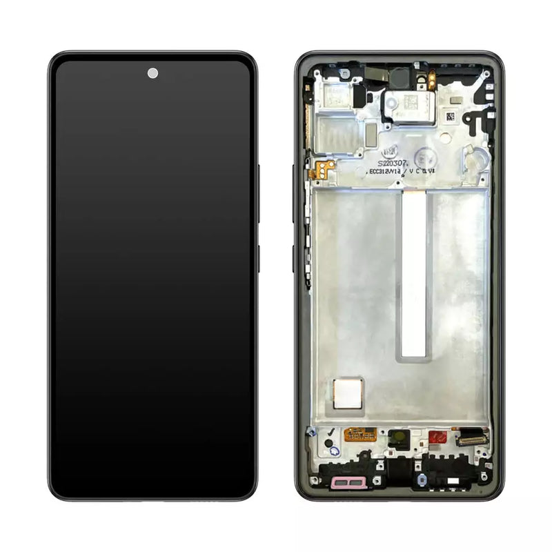 Display Schwarz Galaxy A53 5G (A536B) (mit Rahmen)